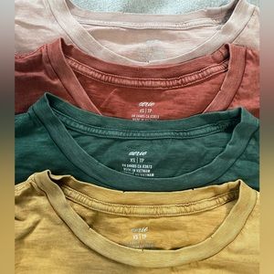 Aerie Boyfriend tees set of 4